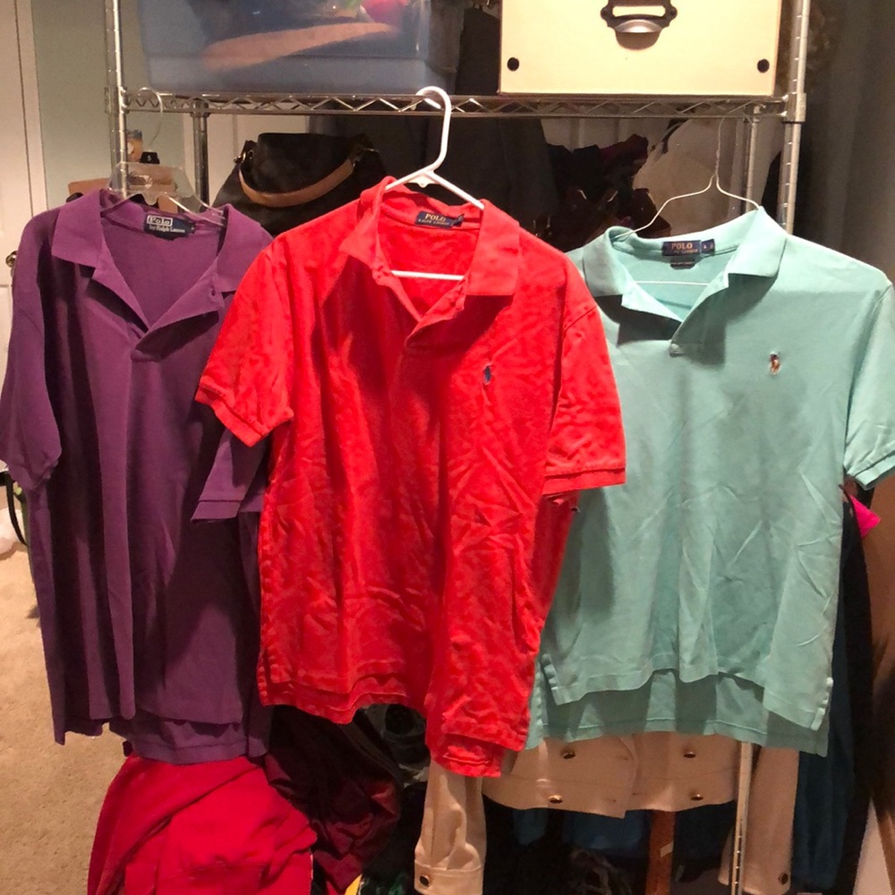 Polo by Ralph Lauren lot of 3 polo large
